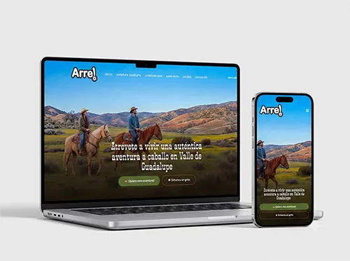 Arre! Aventuras a Caballo Website