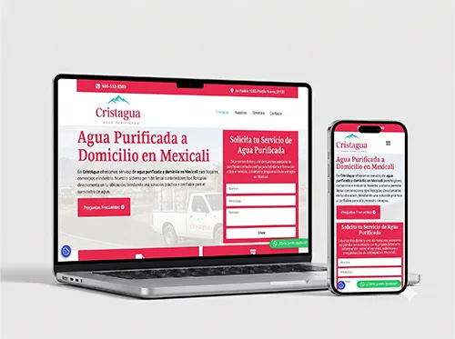CristAgua Mexicali Website