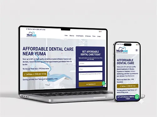 MeDent Dental Care Website
